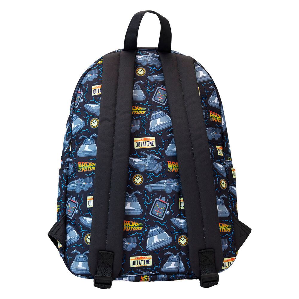 Loungefly Back To The Future 40th Anniversary Nylon Full Size Backpack - Ginga Toys
