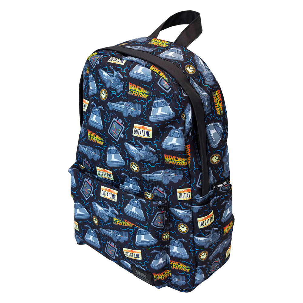 Loungefly Back To The Future 40th Anniversary Nylon Full Size Backpack - Ginga Toys