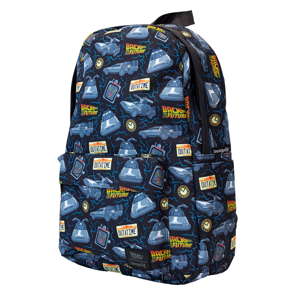 Loungefly Back To The Future 40th Anniversary Nylon Full Size Backpack - Ginga Toys