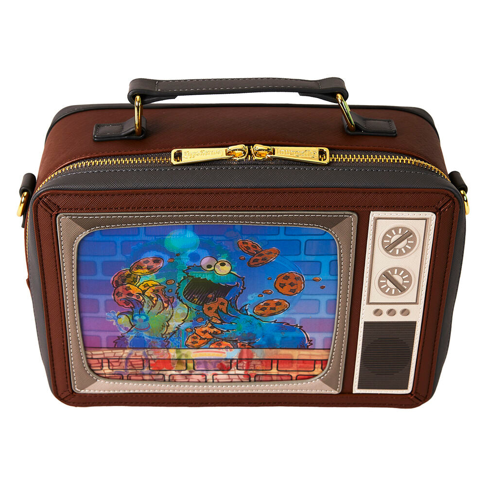 Loungefly Sesame Street Lenticular Retro TV Triple Lenticular Crossbody Bag - Ginga Toys
