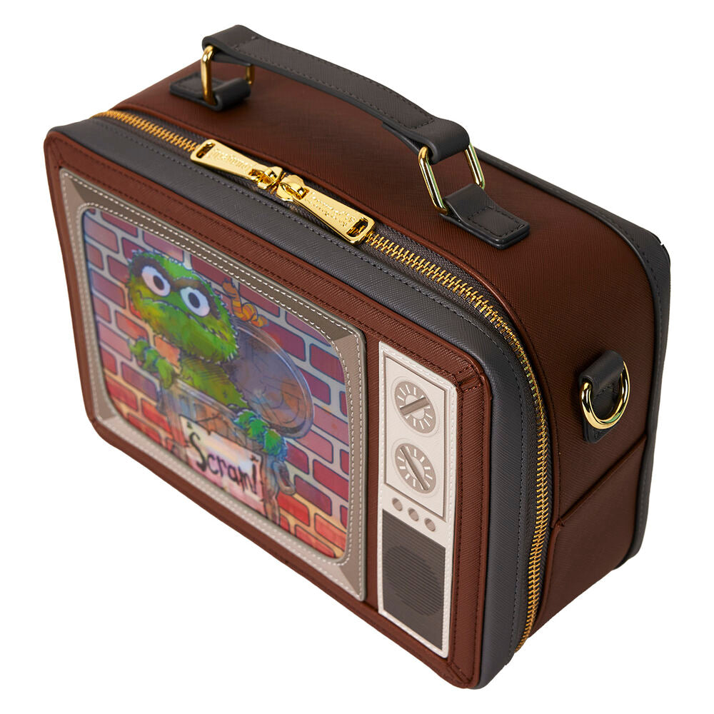 Loungefly Sesame Street Lenticular Retro TV Triple Lenticular Crossbody Bag - Ginga Toys
