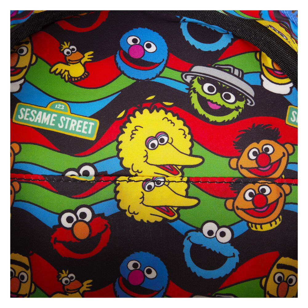 Loungefly Sesame Street Lenticular Retro TV Triple Lenticular Crossbody Bag - Ginga Toys