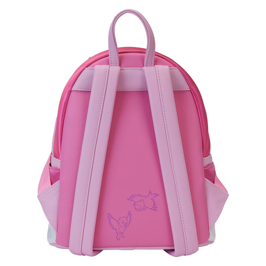 Loungefly Disney Cinderella 75th Anniversary Pink Bow Gown Cosplay Mini Backpack - Ginga Toys