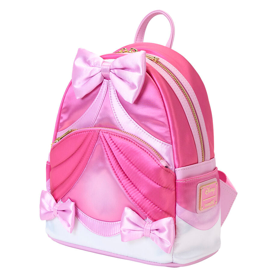 Loungefly Disney Cinderella 75th Anniversary Pink Bow Gown Cosplay Mini Backpack - Ginga Toys
