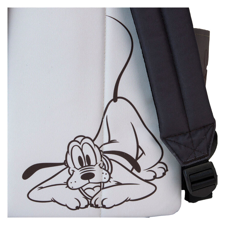 Loungefly Disney Mickey & Friends Canvas Nylon Full-Size Backpack - Ginga Toys