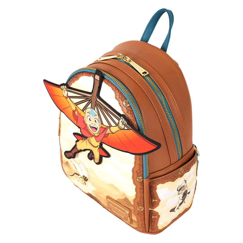 Loungefly Avatar The Last Airbender Aang Glider Staff Mini Backpack - Ginga Toys