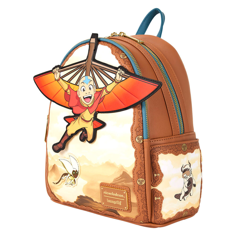 Loungefly Avatar The Last Airbender Aang Glider Staff Mini Backpack - Ginga Toys