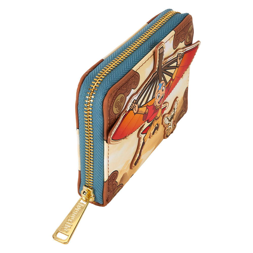 Loungefly Avatar The Last Airbender Aang Glider Staff Zip Around Wallet - Ginga Toys