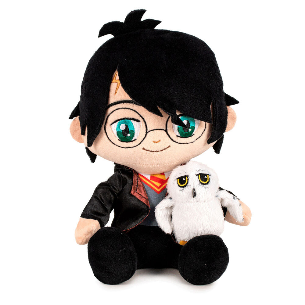 Harry Potter & Hedwig Plush Toy 25cm - Ginga Toys