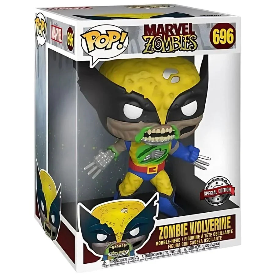 Pop! Marvel Zombies: Zombie Wolverine 10" Large Vinyl Figure #696 Exclusive