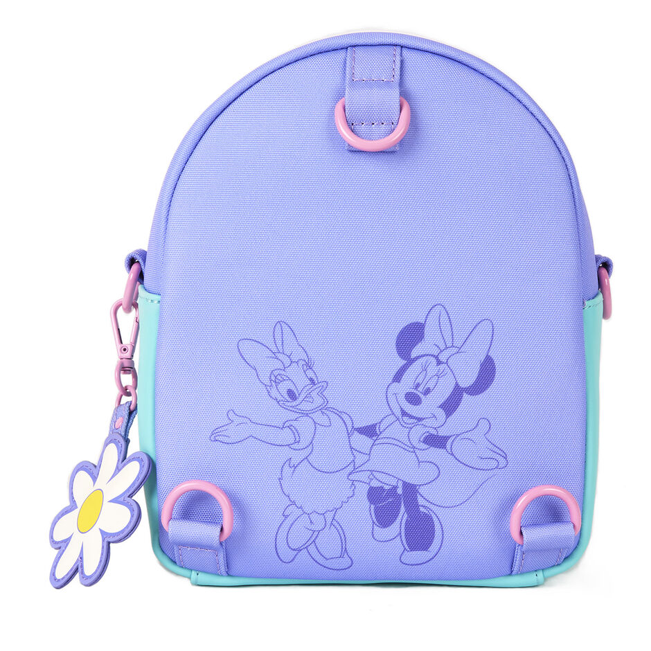 Loungefly Disney Daisy Duck And Minnie Mouse Mini Convertible Backpack - Ginga Toys