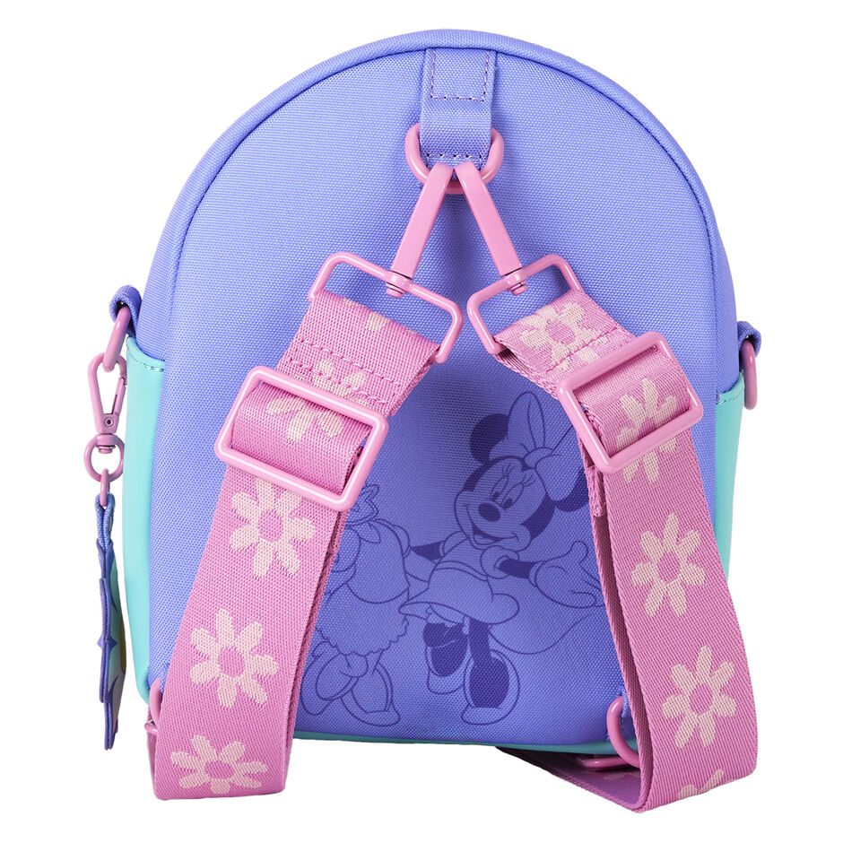 Loungefly Disney Daisy Duck And Minnie Mouse Mini Convertible Backpack - Ginga Toys