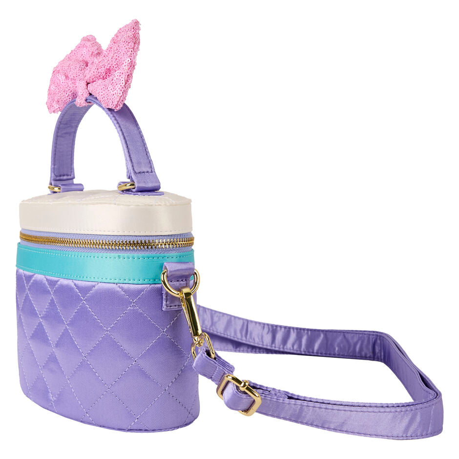 Loungefly Disney Daisy Duck 85th Anniversary Sequin Quilted Crossbody Bag - Ginga Toys