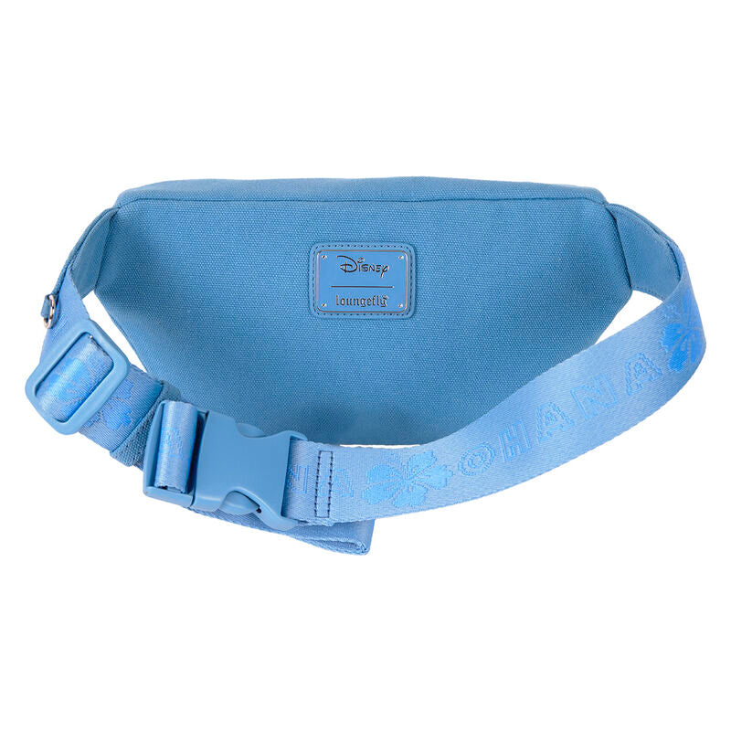 Loungefly Disney Stitch Ohana Canvas Convertible Belt Bag with Coin Bag - Ginga Toys