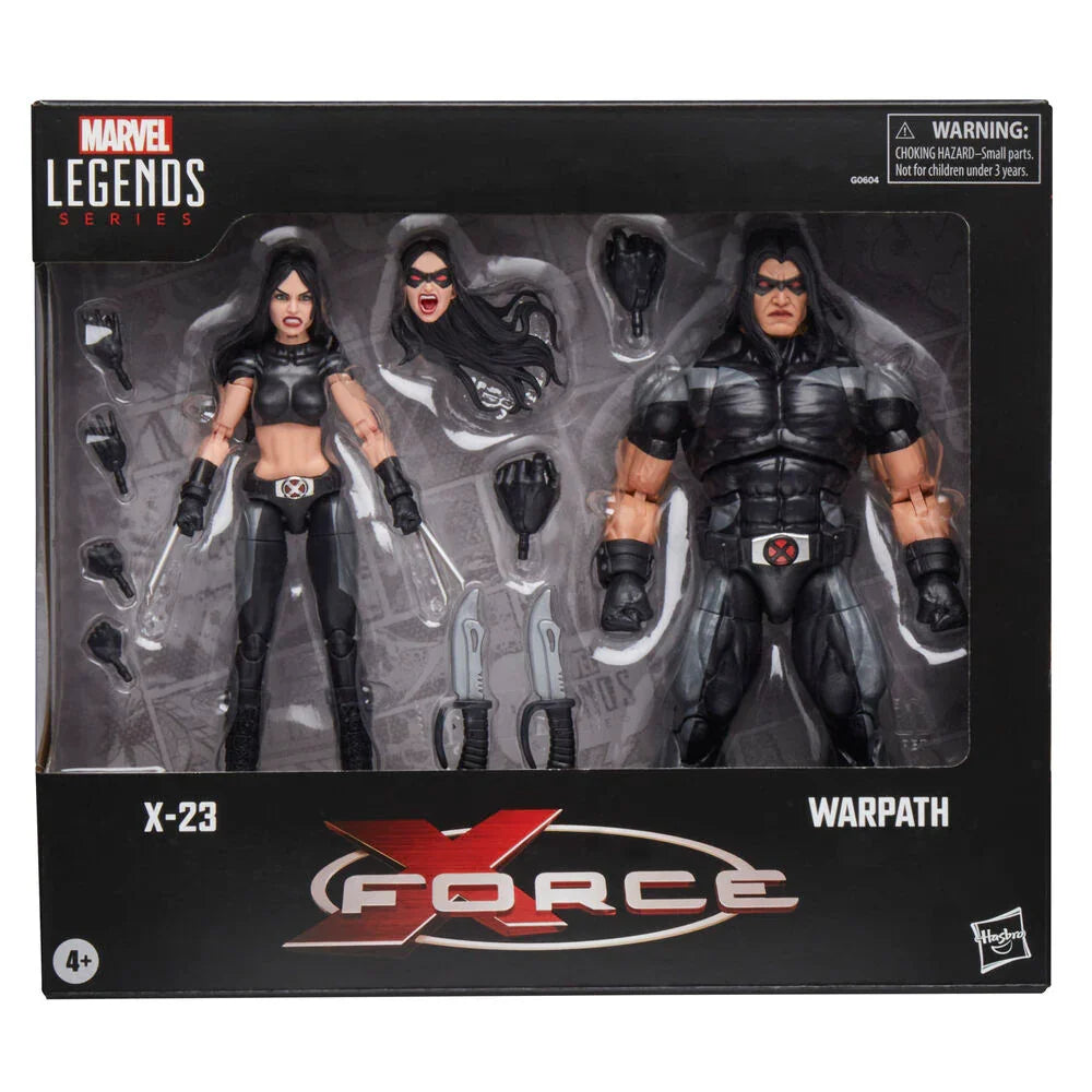X-Force Marvel Legends Warpath and X-23 Action Figure Two-Pack
