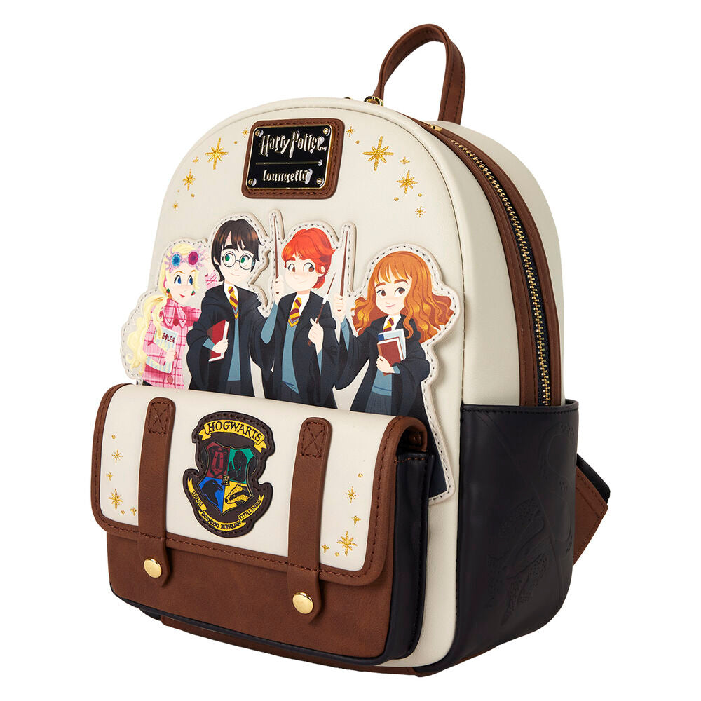 Loungefly Harry Potter Hogwarts Flap Pocket Mini Backpack - Ginga Toys
