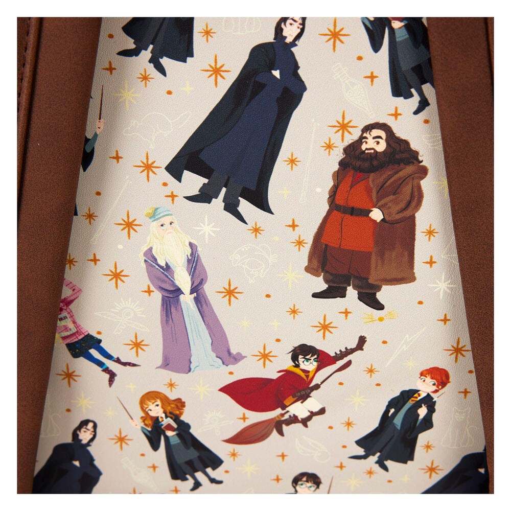 Loungefly Harry Potter Hogwarts All-Over Print Mini Backpack - Ginga Toys
