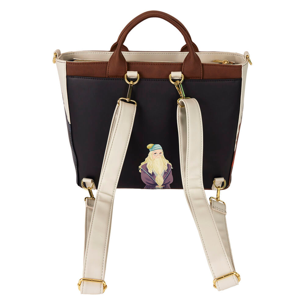 Loungefly Harry Potter Hogwarts Convertible Backpack & Tote Crossbody Bag - Ginga Toys