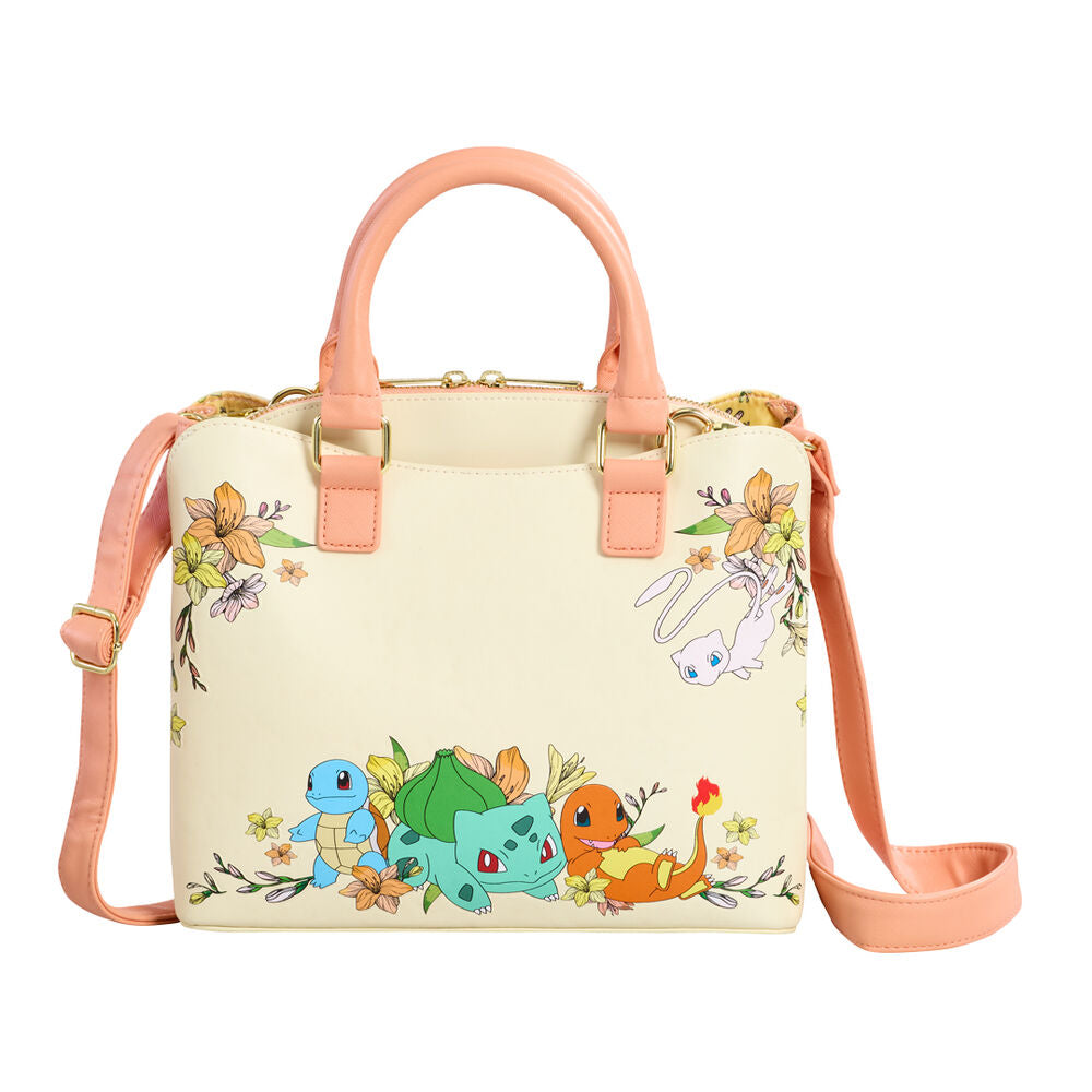 Loungefly Pokemon Kanto Starters Floral Crossbody Bag - Ginga Toys