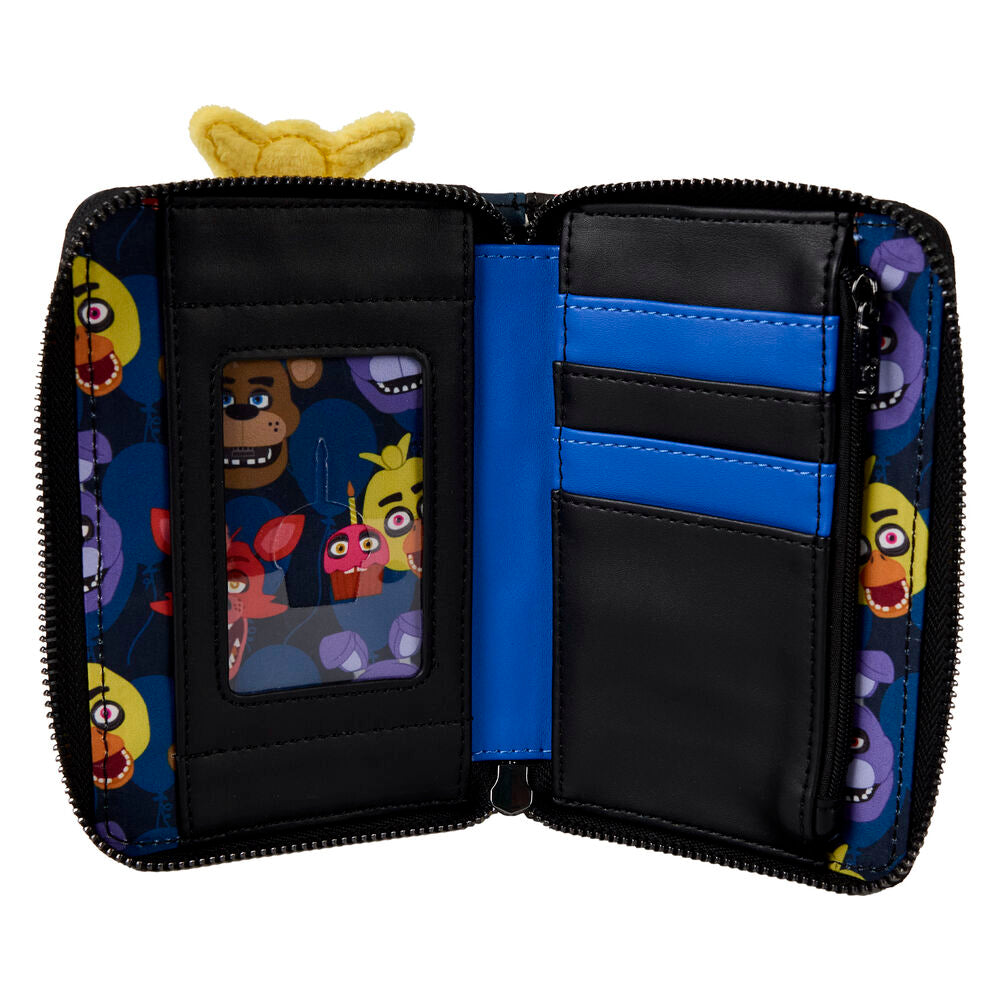 Loungefly Five Nights at Freddy's Chica Plush Cosplay Zip Around Wallet - Ginga Toys