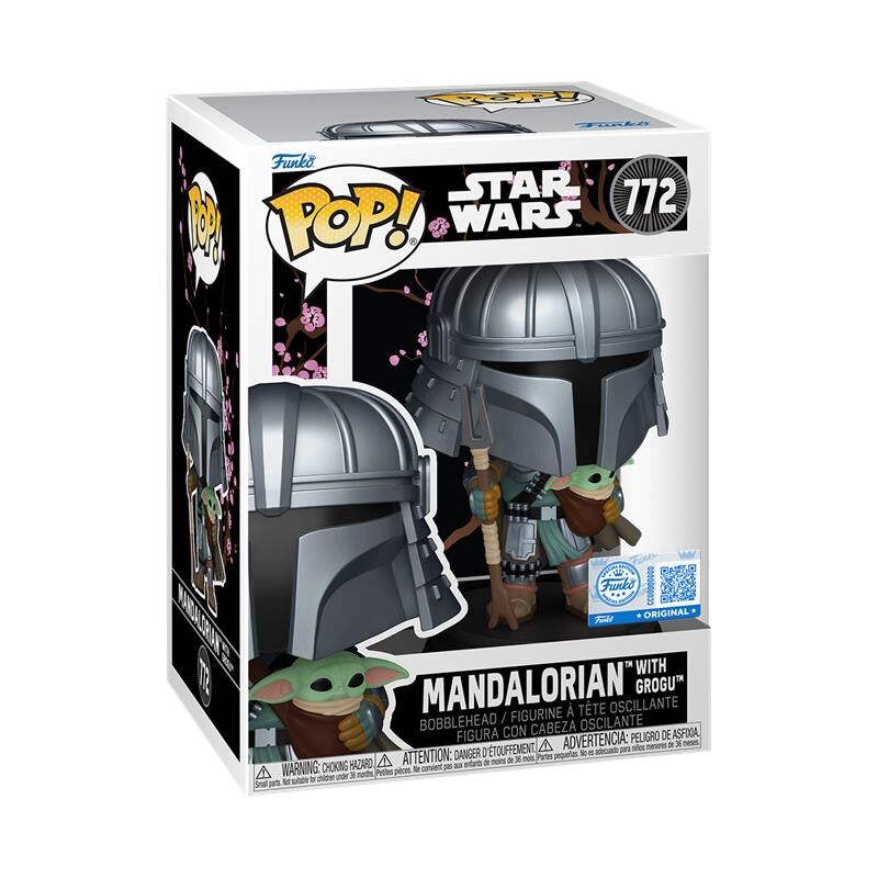 Funko Pop! Impressions Star Wars Mandalorian with Grogu Vinyl Figure Exclusive #772 - Ginga Toys