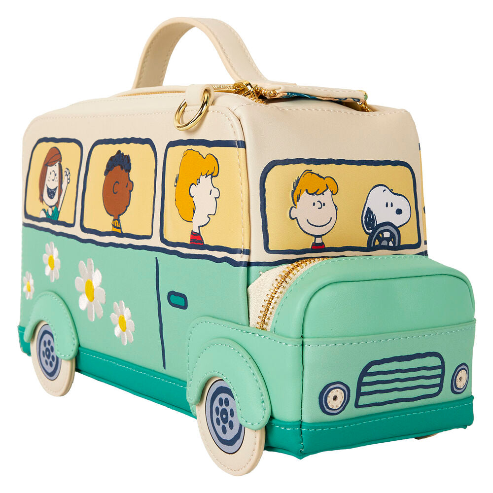 Loungefly Peanuts Snoopy Road Trip Bus Crossbody Bag - Ginga Toys