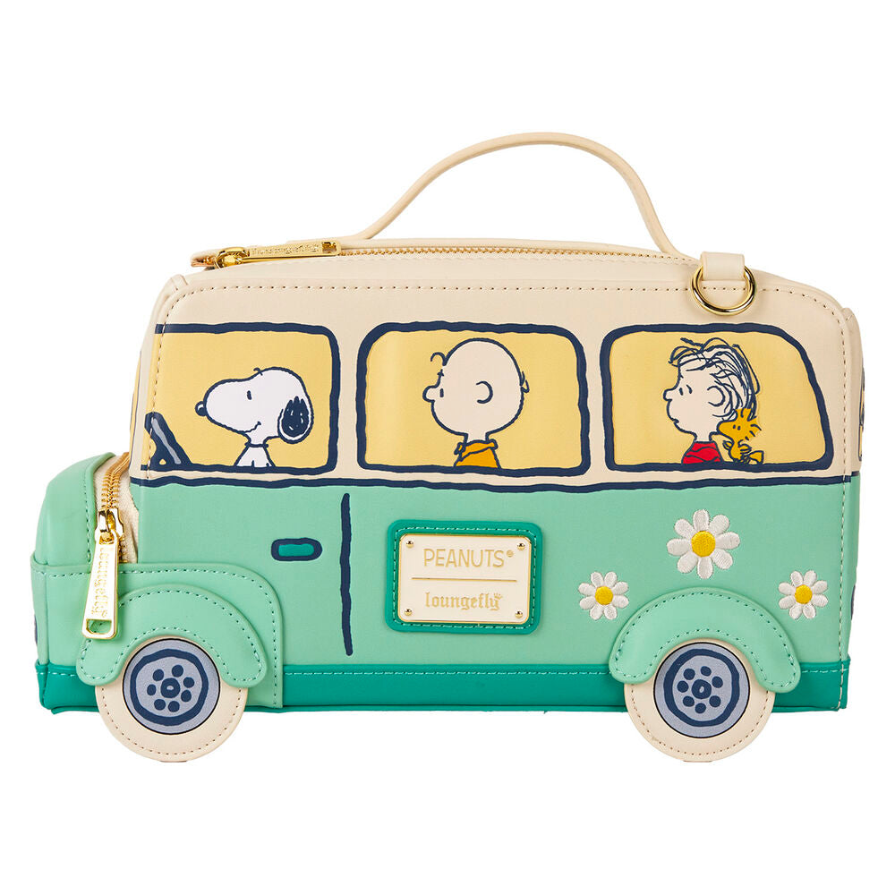 Loungefly Peanuts Snoopy Road Trip Bus Crossbody Bag - Ginga Toys