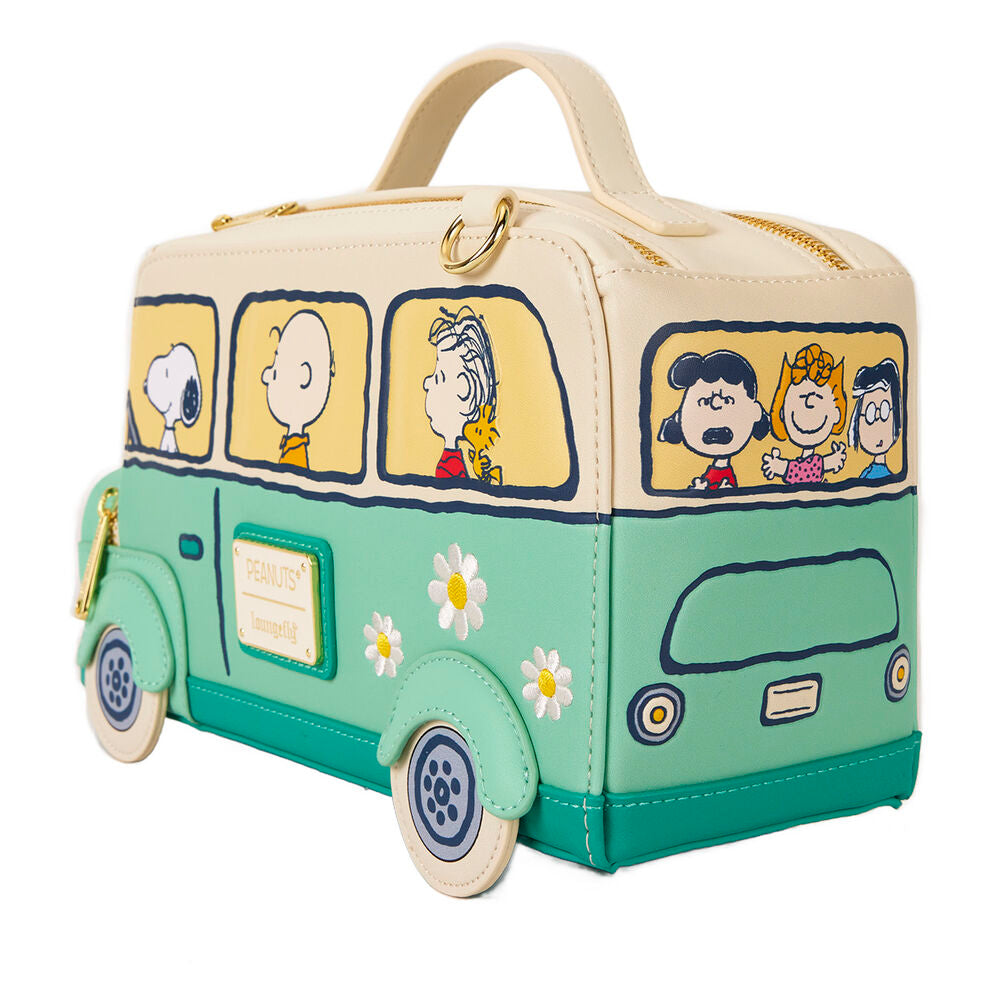 Loungefly Peanuts Snoopy Road Trip Bus Crossbody Bag - Ginga Toys