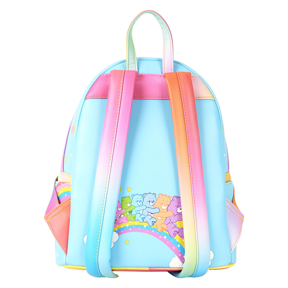 Loungefly Care Bears Cheer Bear & Share Bear Rainbow Umbrella Mini Backpack - Ginga Toys