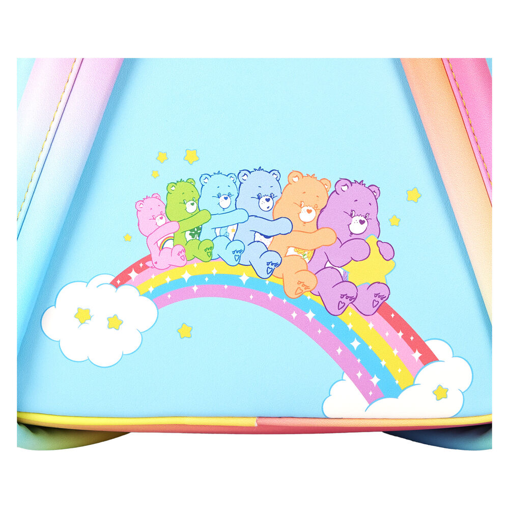 Loungefly Care Bears Cheer Bear & Share Bear Rainbow Umbrella Mini Backpack - Ginga Toys