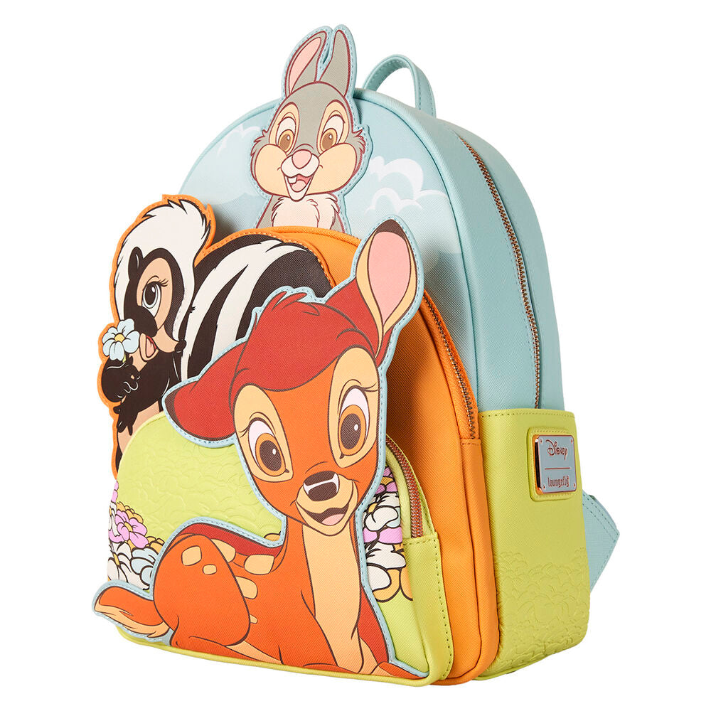 Loungefly Disney Bambi & Friends Triple Pocket Mini Backpack - Ginga Toys