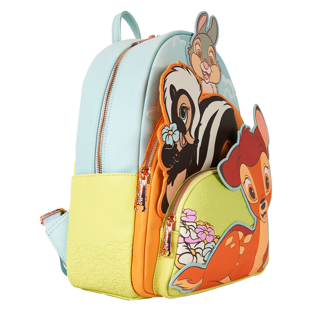 Loungefly Disney Bambi & Friends Triple Pocket Mini Backpack - Ginga Toys