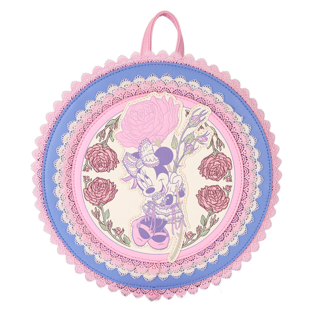 Loungefly Disney Minnie Mouse Floral and Lace Mini Backpack - Ginga Toys