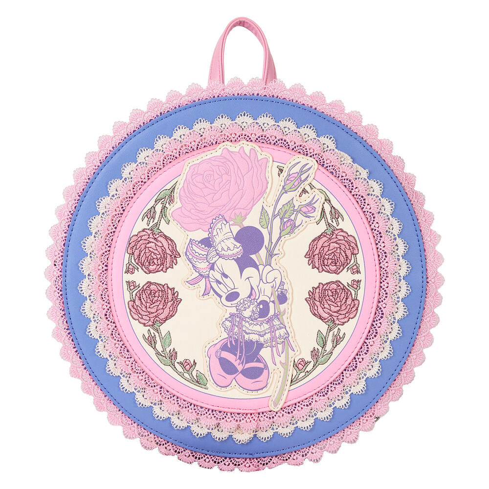 Loungefly Disney Minnie Mouse Floral and Lace Mini Backpack - Ginga Toys