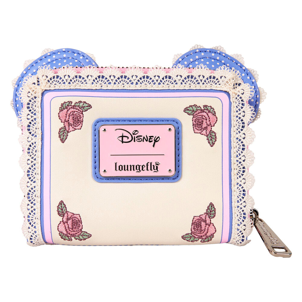 Loungefly Disney Minnie Mouse Floral and Lace Zip Around Wallet - Ginga Toys