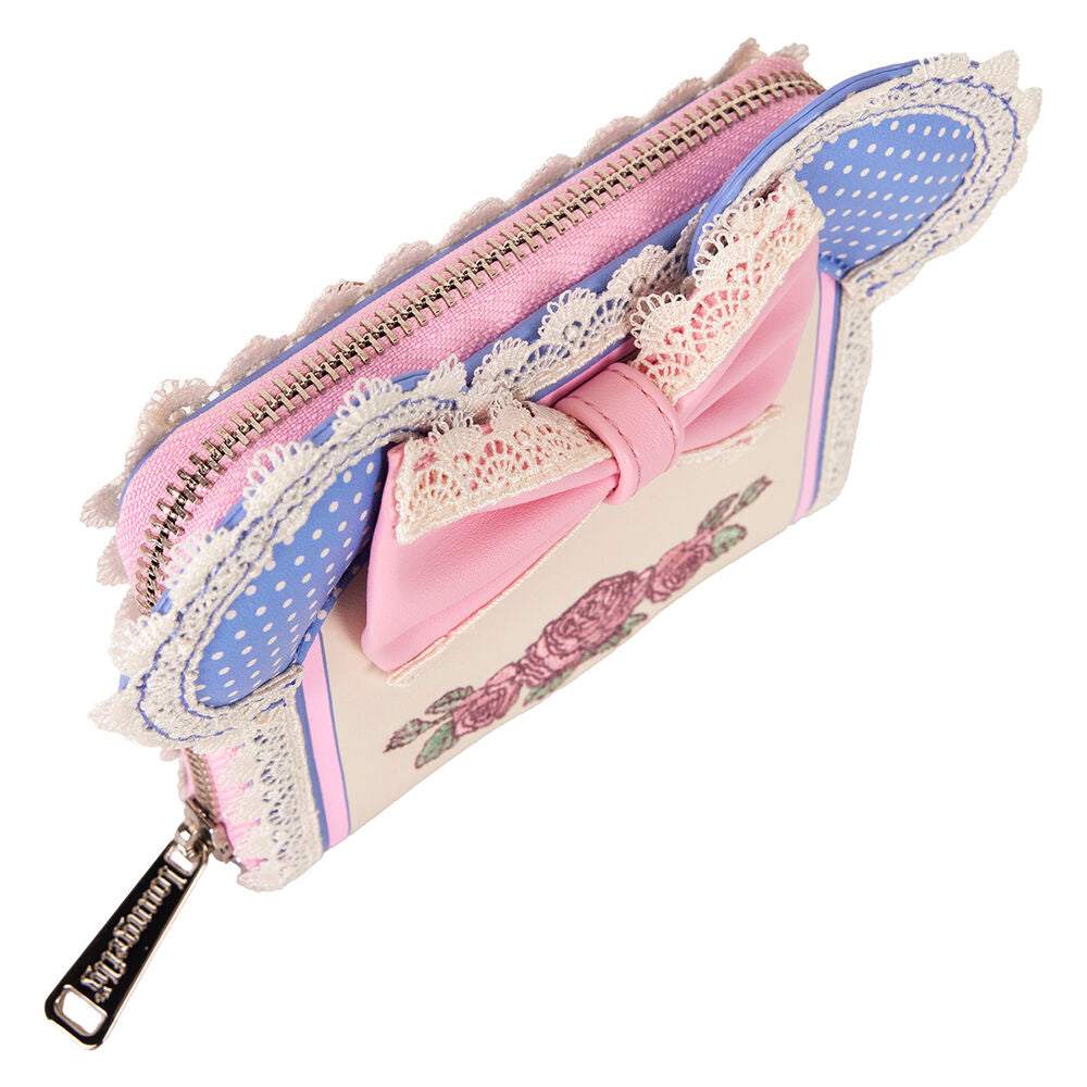 Loungefly Disney Minnie Mouse Floral and Lace Zip Around Wallet - Ginga Toys