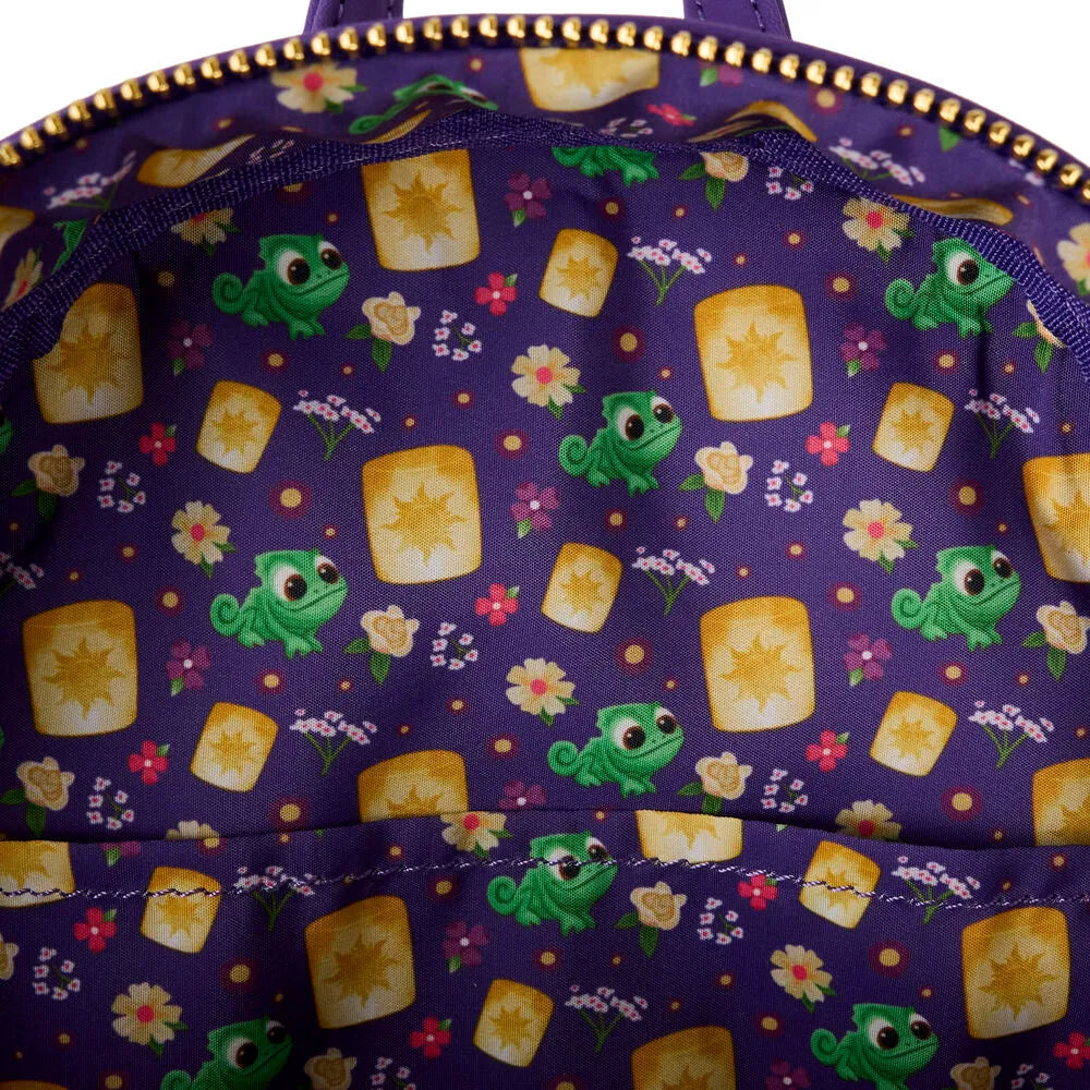 Loungefly Disney Tangled Rapunzel & Flynn Rider Lantern Light Up Mini Backpack
