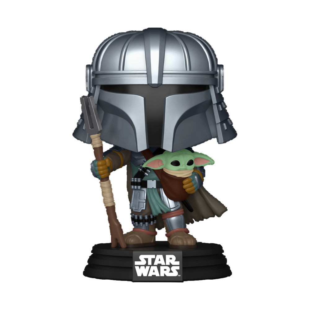 Funko Pop! Impressions Star Wars Mandalorian with Grogu Vinyl Figure Exclusive #772 - Ginga Toys