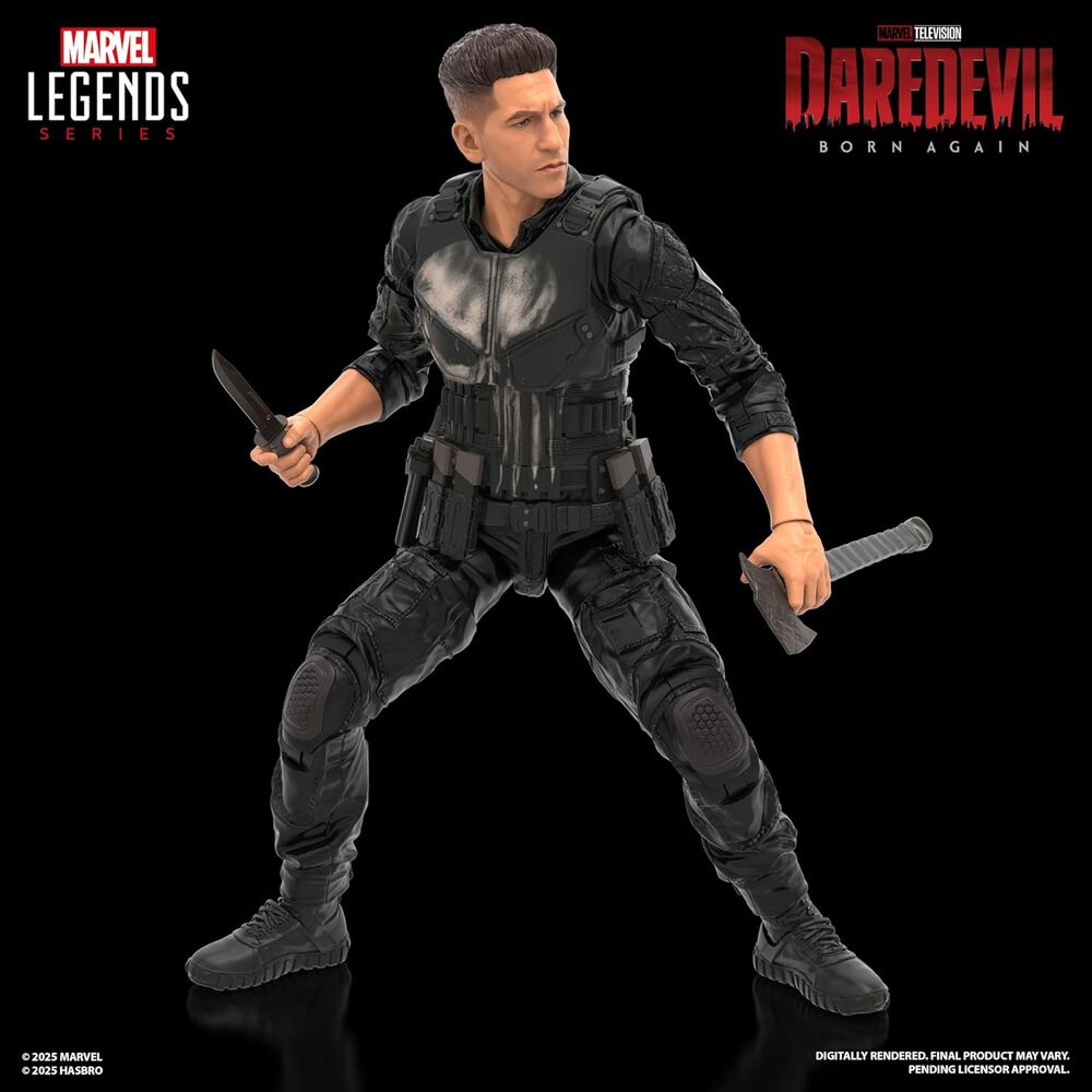 Daredevil: Born Again Marvel Legends Punisher Action Figure - Ginga Toys