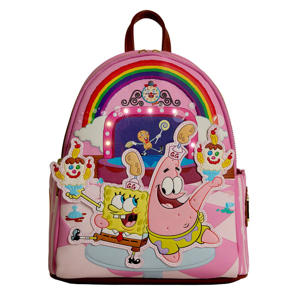 Loungefly SpongeBob Squarepants & Patrick Star Goofy Goober Light Up Mini Backpack - Ginga Toys