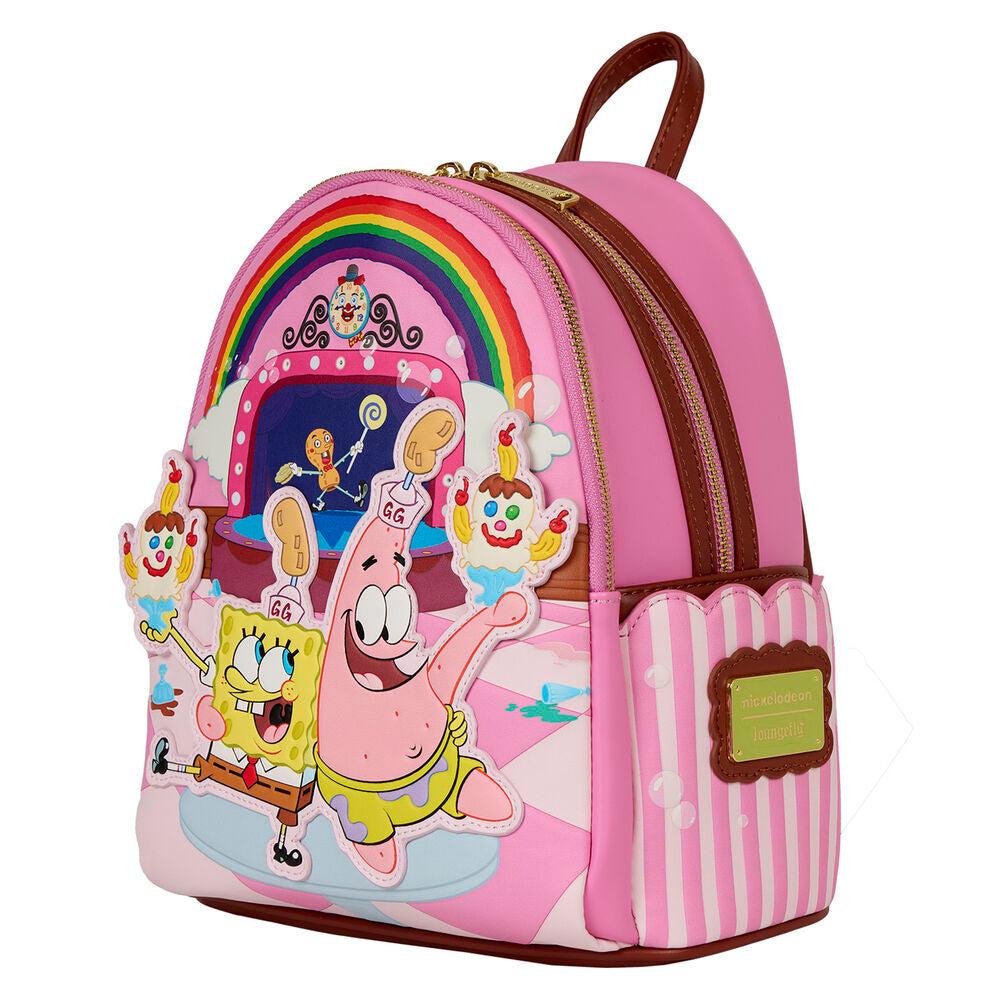 Loungefly SpongeBob Squarepants & Patrick Star Goofy Goober Light Up Mini Backpack - Ginga Toys