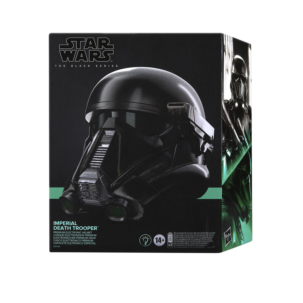 Star Wars: The Black Series Death Trooper 1:1 Scale Wearable Electronic Helmet - Ginga Toys