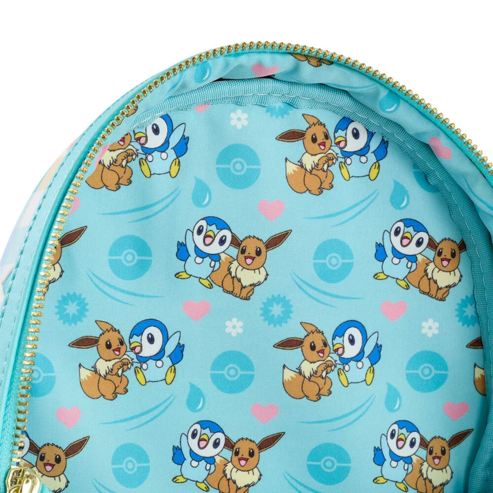 Loungefly Pokemon: Piplup & Eevee Friends Mini Backpack