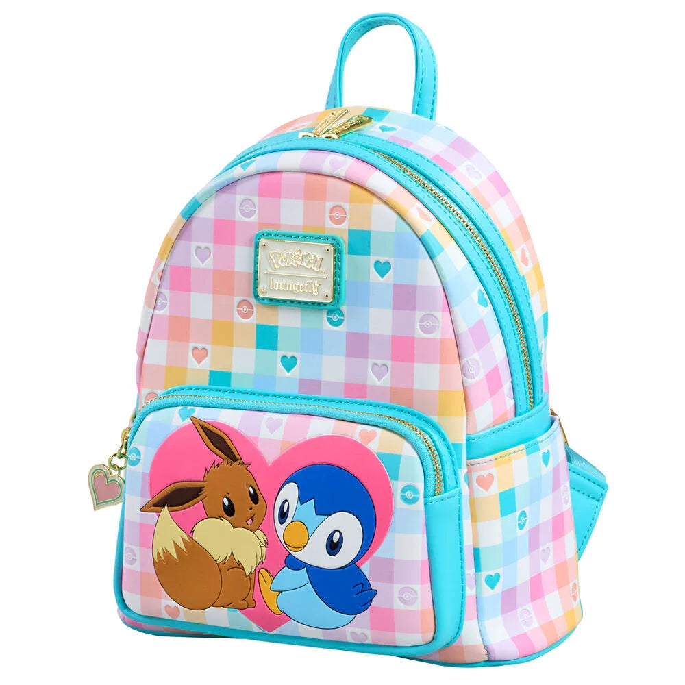 Loungefly Pokemon: Piplup & Eevee Friends Mini Backpack