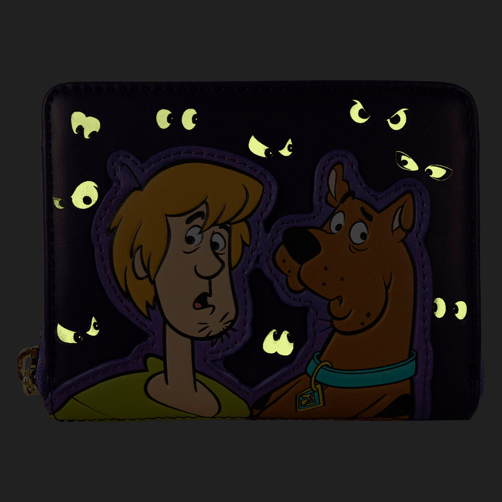 Loungefly Scooby-Doo Mystery Inc. Glow Zip Around Wallet - Ginga Toys