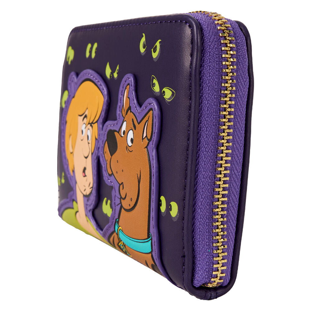 Loungefly Scooby-Doo Mystery Inc. Glow Zip Around Wallet - Ginga Toys