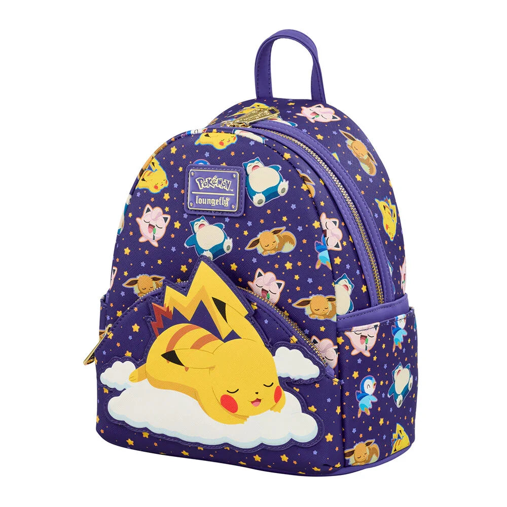 Loungefly Pokemon Sleeping Pikachu and Friends Mini Backpack