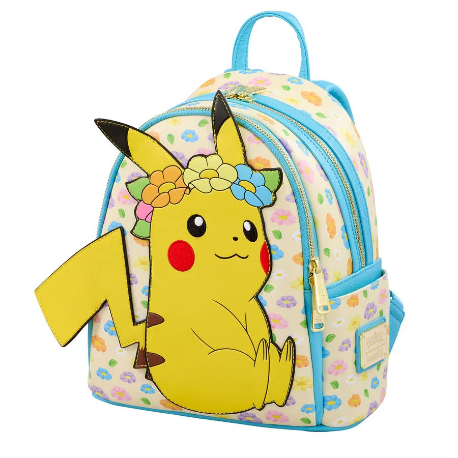 Loungefly Pokemon Pikachu Floral Crown Mini Backpack