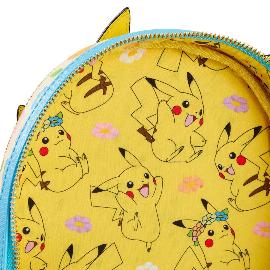 Loungefly Pokemon Pikachu Floral Crown Mini Backpack