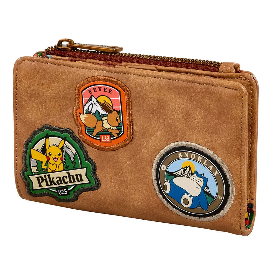 Loungefly Pokémon Camper Patches Wallet